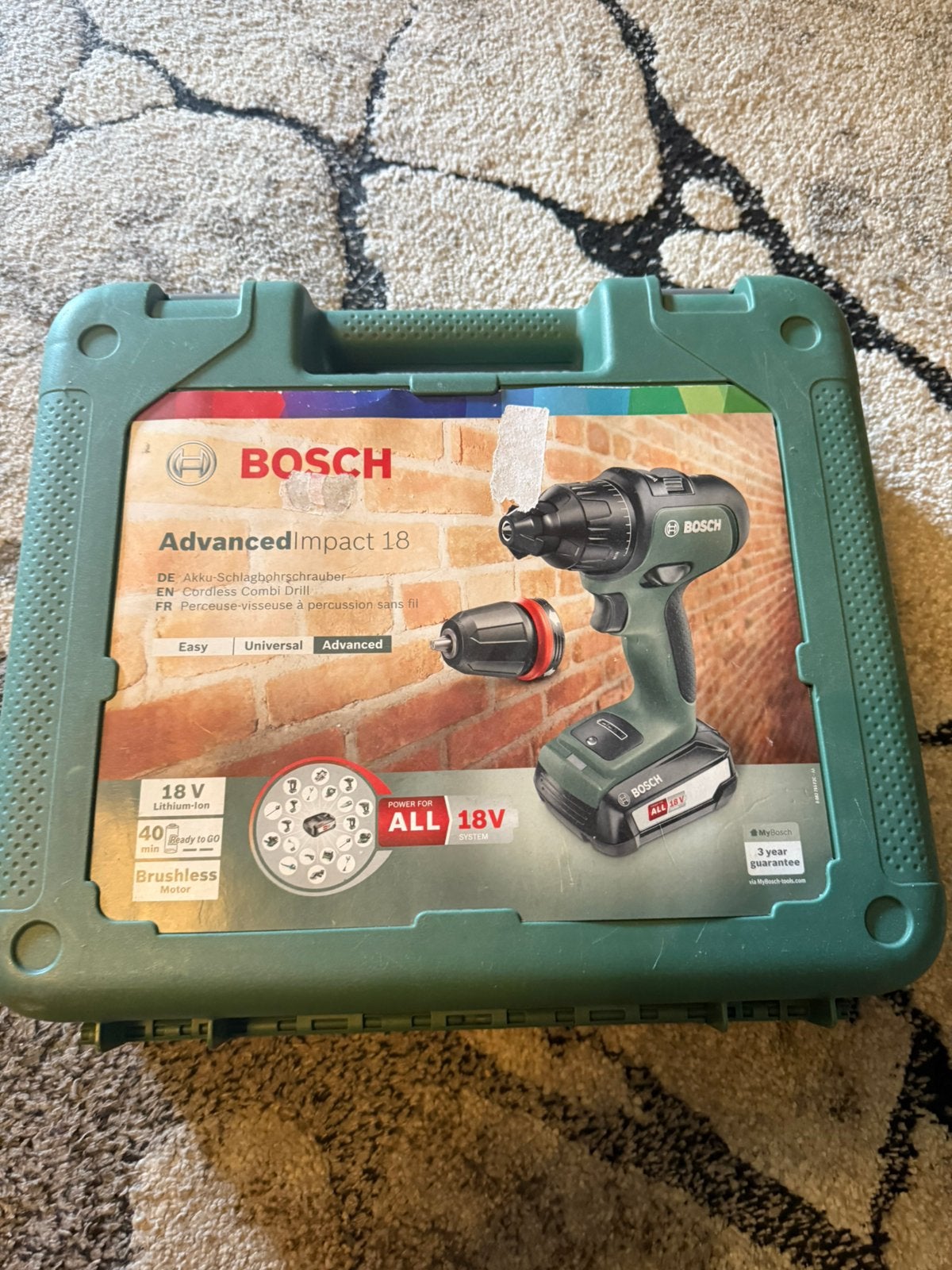 bosch advancedimpact 18volt, Ophalen, Zo goed als nieuw, Boor- en Schroefmachine