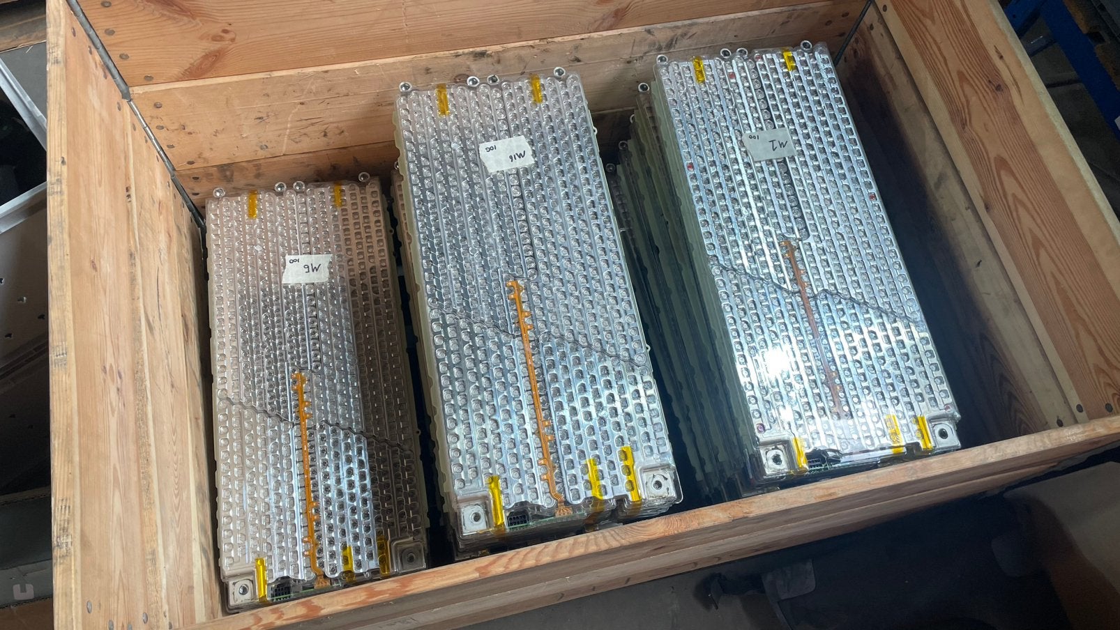 12x 6,3kWh tesla accu Module, Ophalen, Gebruikt