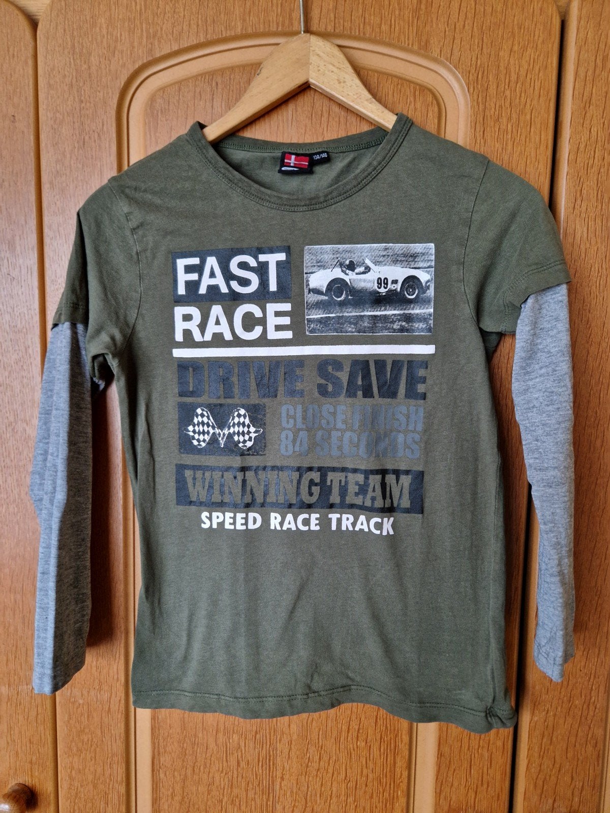 Stoer longsleeve shirt met raceprint - van OiboiEnfant, Gebruikt, Oiboi, Ophalen of Verzenden, Shirt of Longsleeve