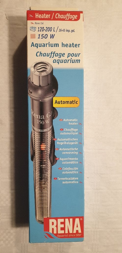 Rena Cal 300W aquarium verwarming, Ophalen of Verzenden, Nieuw, Leeg aquarium