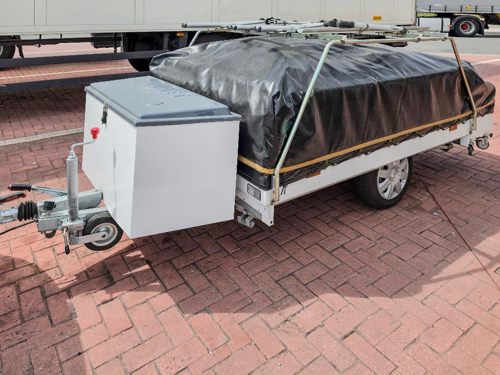 Vouwwagen Jamet Air 2020 met voortent en luifel, Ophalen, Beige, Aanwezig, Jamet