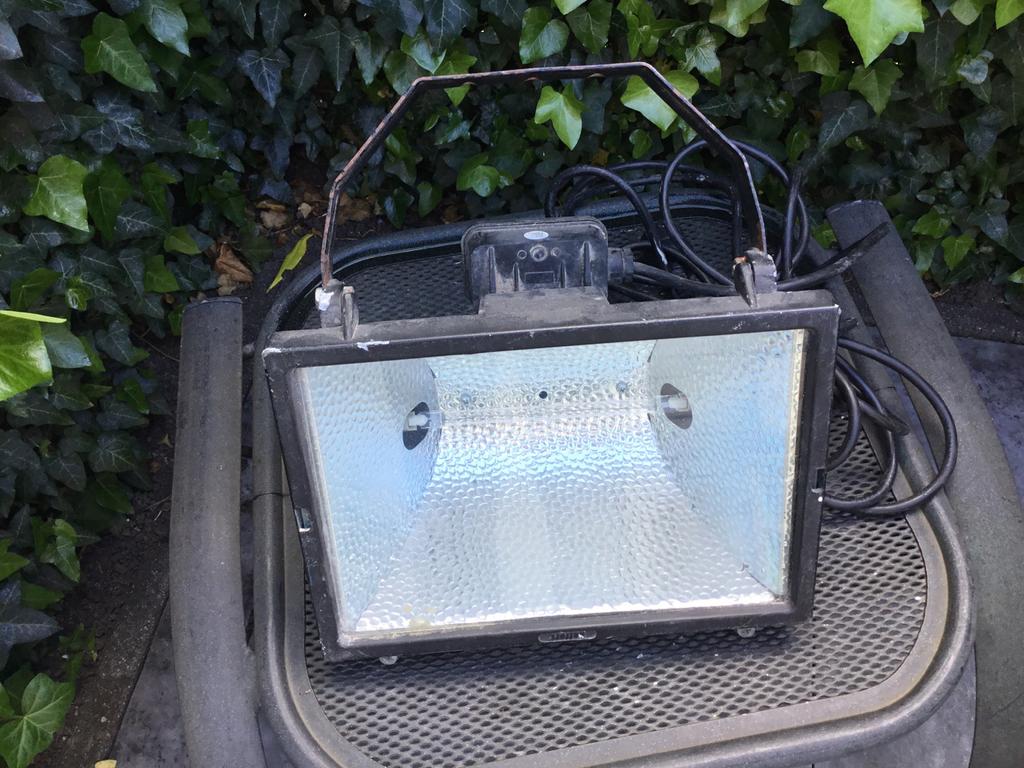 Kelfort Bouwlamp / Halogeenstraler 1000W, Doe-het-zelf en Verbouw, Bouwverlichting, Ophalen of Verzenden, Zo goed als nieuw, 500 watt of meer