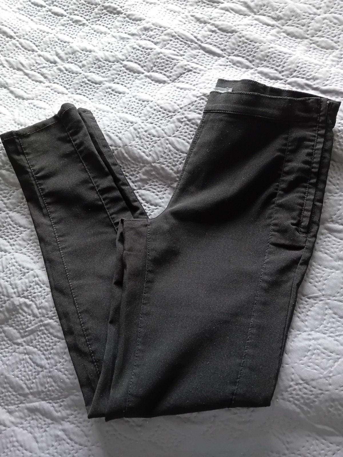 Zwarte broek In Extenso met rits aan zijkant, maat 38, Kleding | Dames, Maat 38/40 (M), Zwart, Ophalen of Verzenden, Gedragen