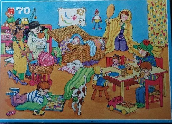 Puzzel Verkleedpartijtje, Ophalen of Verzenden, Meer dan 50 stukjes, Zo goed als nieuw, 4 tot 6 jaar