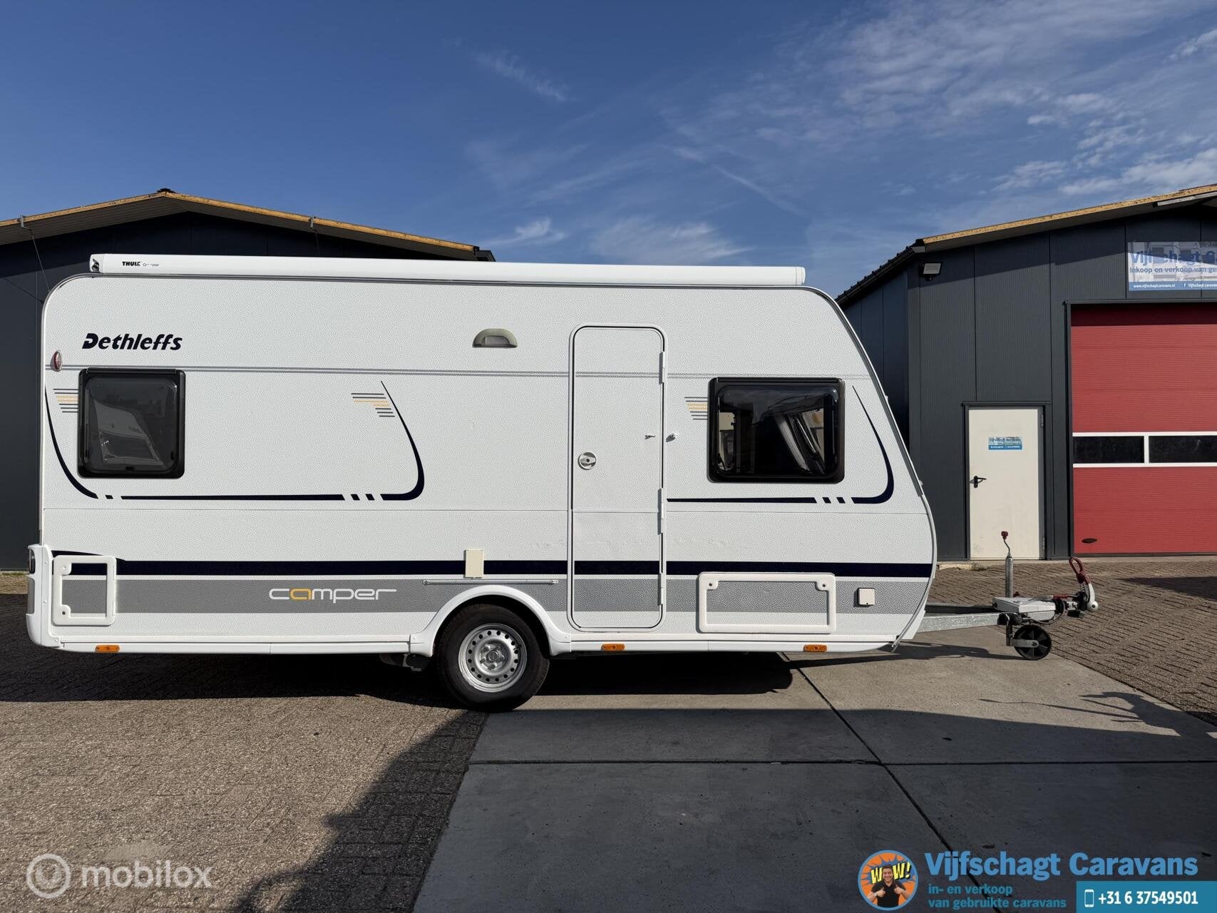 Dethleffs Camper 450 DB Incl dakluifel, mover, Bedrijf, Reservewiel, Tot en met 4, 1000 - 1250 kg