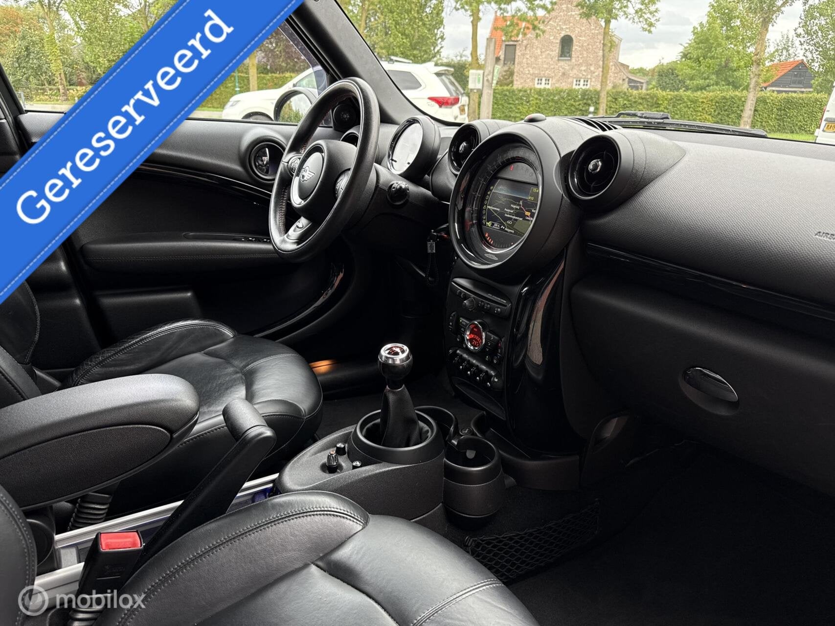 Mini Countryman 1.6 John Cooper Works ALL4 Pano Leer Cruise, Auto's, 1380 kg, Gebruikt, Zwart, Handgeschakeld