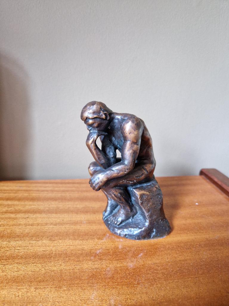 Auguste Rodin's 'the Thinker', Ophalen of Verzenden, Brons