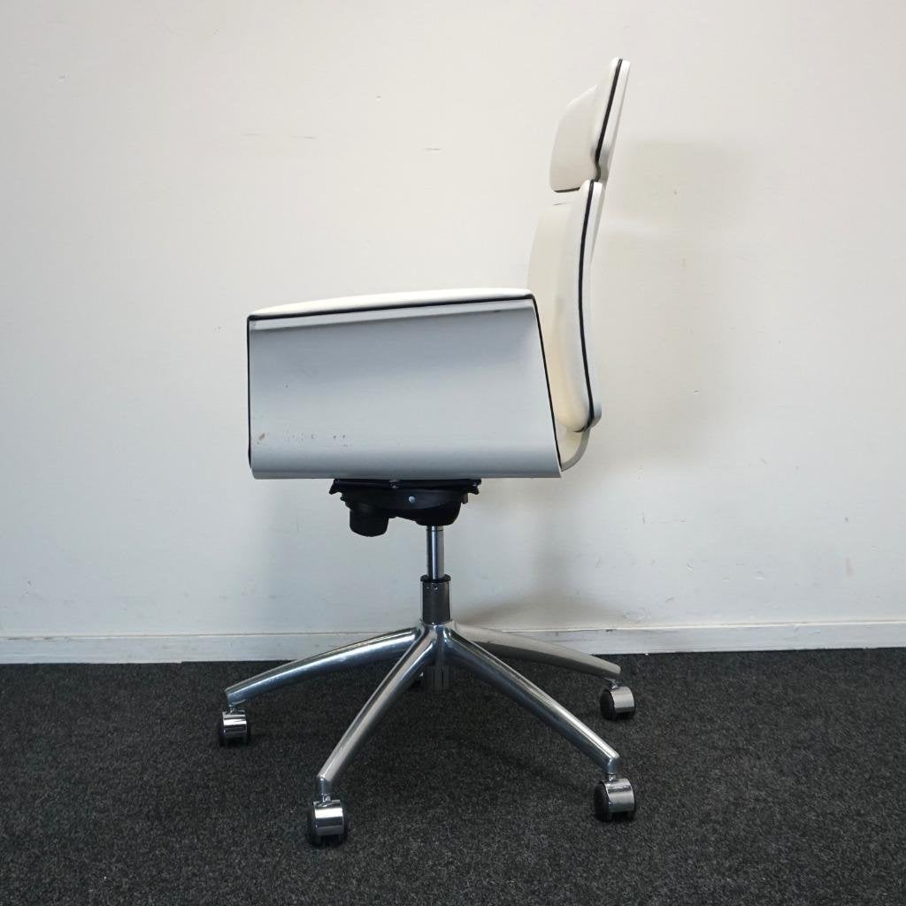 Vepa Fado Vergaderstoelen | Wit Leer | Bureaustoelen, Gebruikt, -, Wit, -