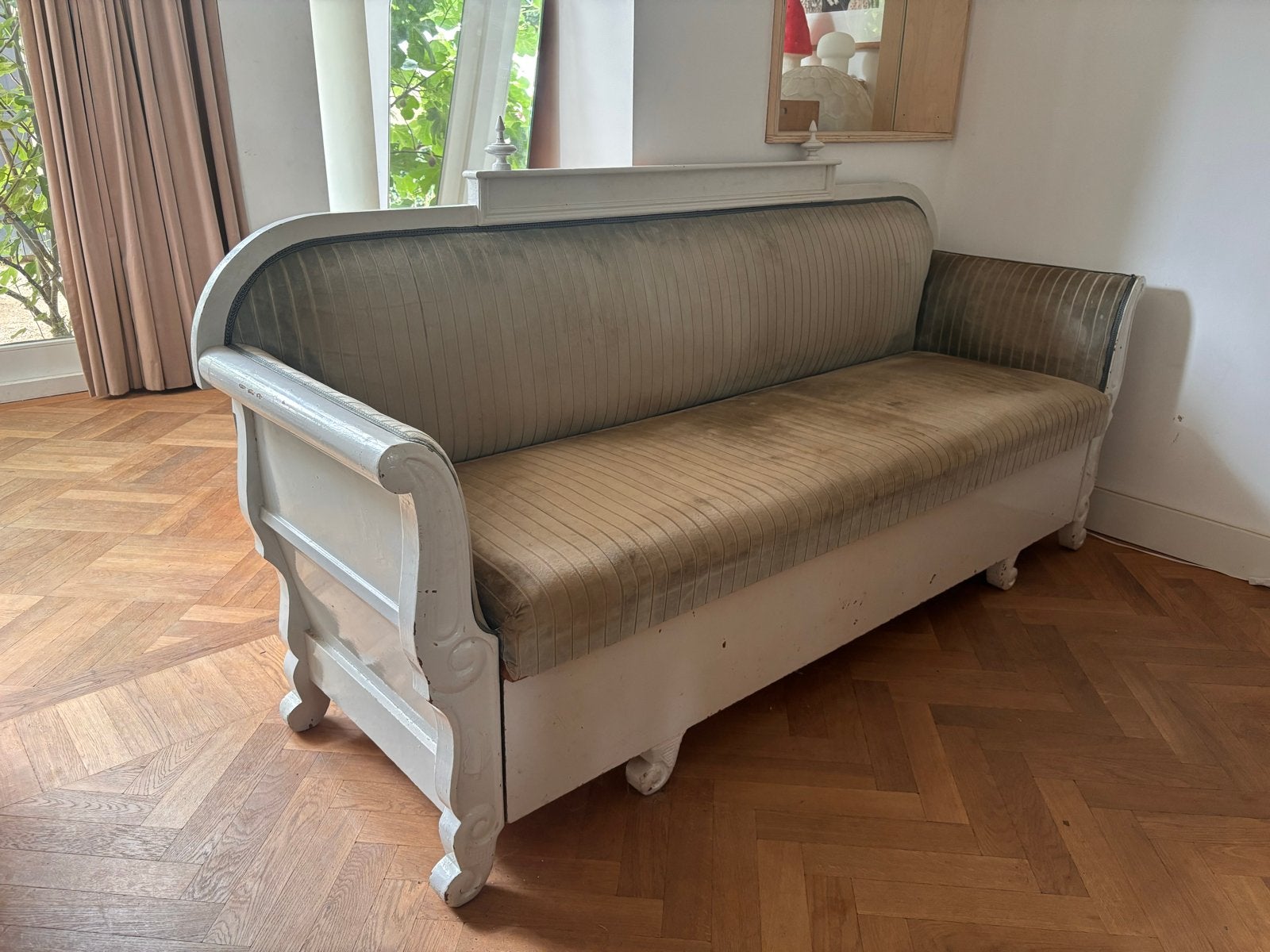 Antieke Zweedse bank, Antiek en Kunst, Antiek | Meubels | Stoelen en Banken, Ophalen