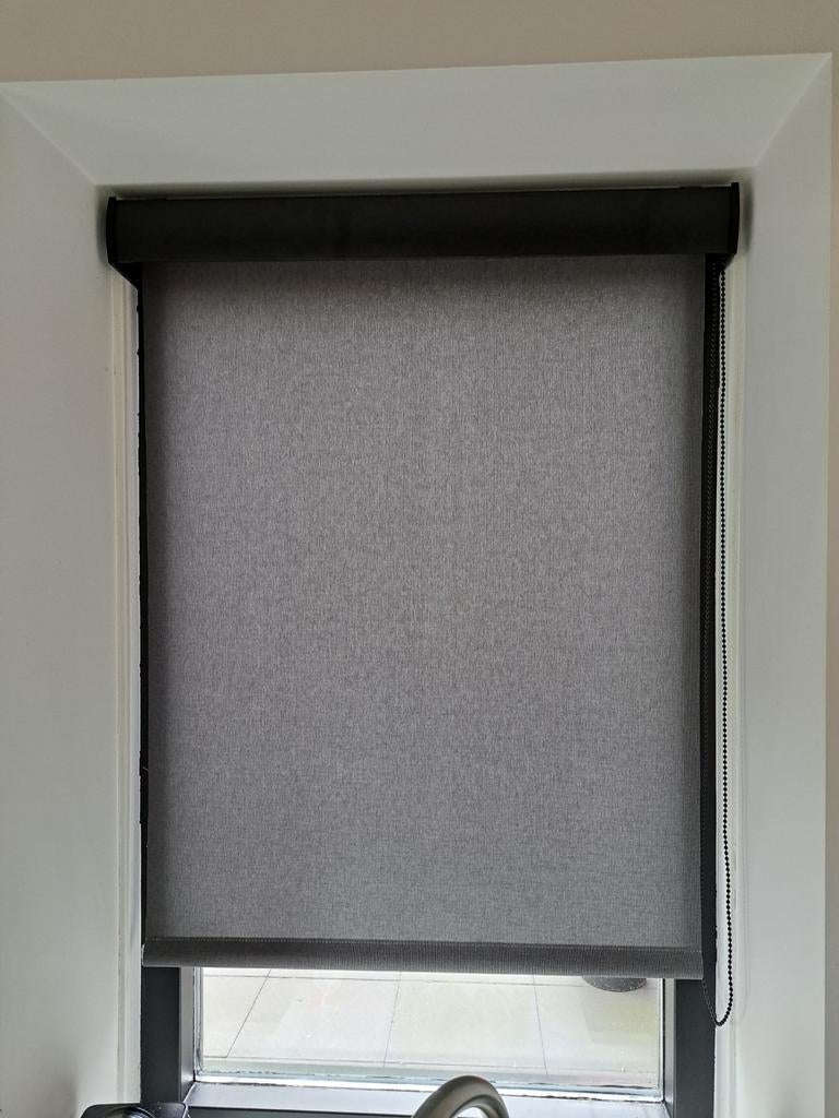 Nieuw antraciet rolgordijn, Ophalen of Verzenden, Nieuw, 50 tot 100 cm, 100 tot 150 cm