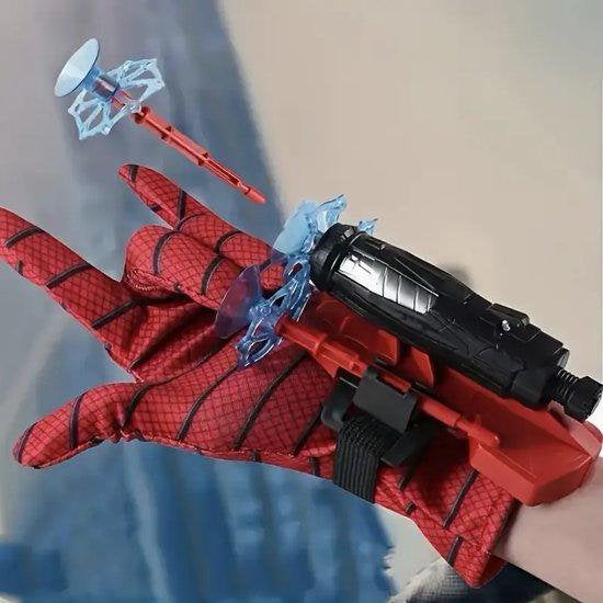 Nieuw setje spiderman handschoen met schietend web pijltjes, Ophalen of Verzenden, Nieuw