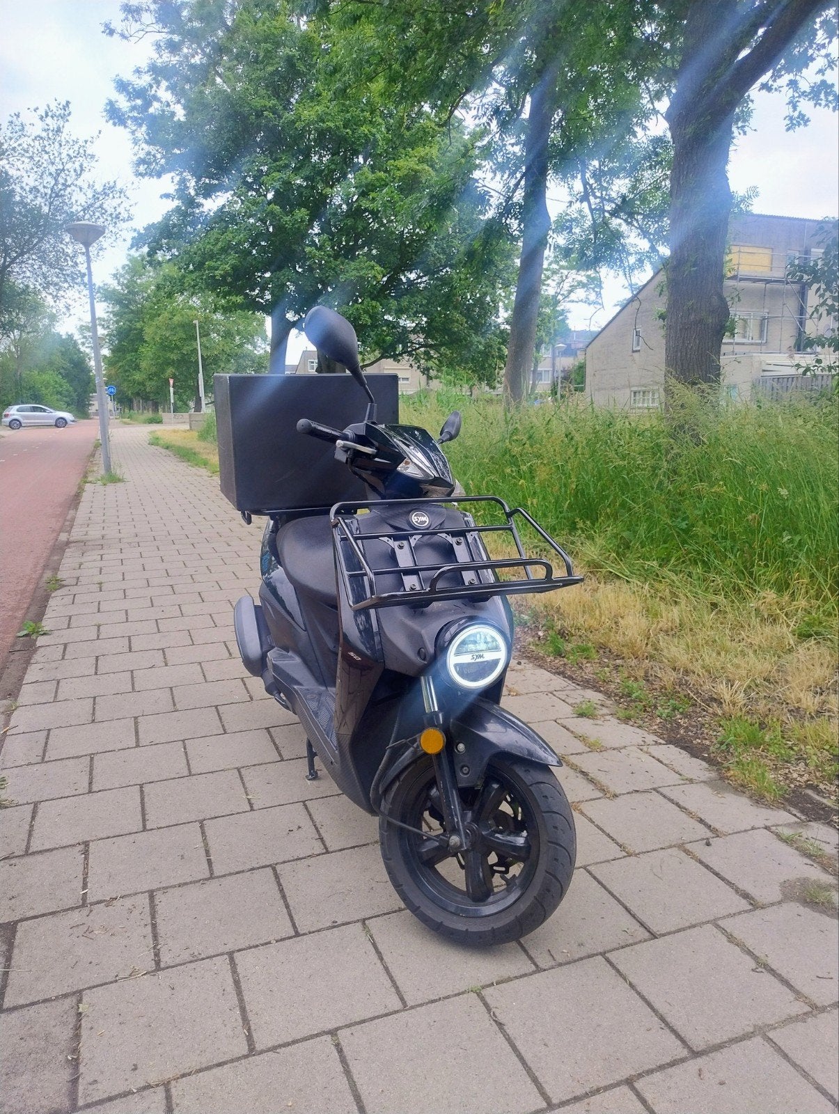 Sym X-pro E5 Bezorgscooter, Fietsen en Brommers, Gebruikt, Overige modellen, Maximaal 45 km/u, Benzine