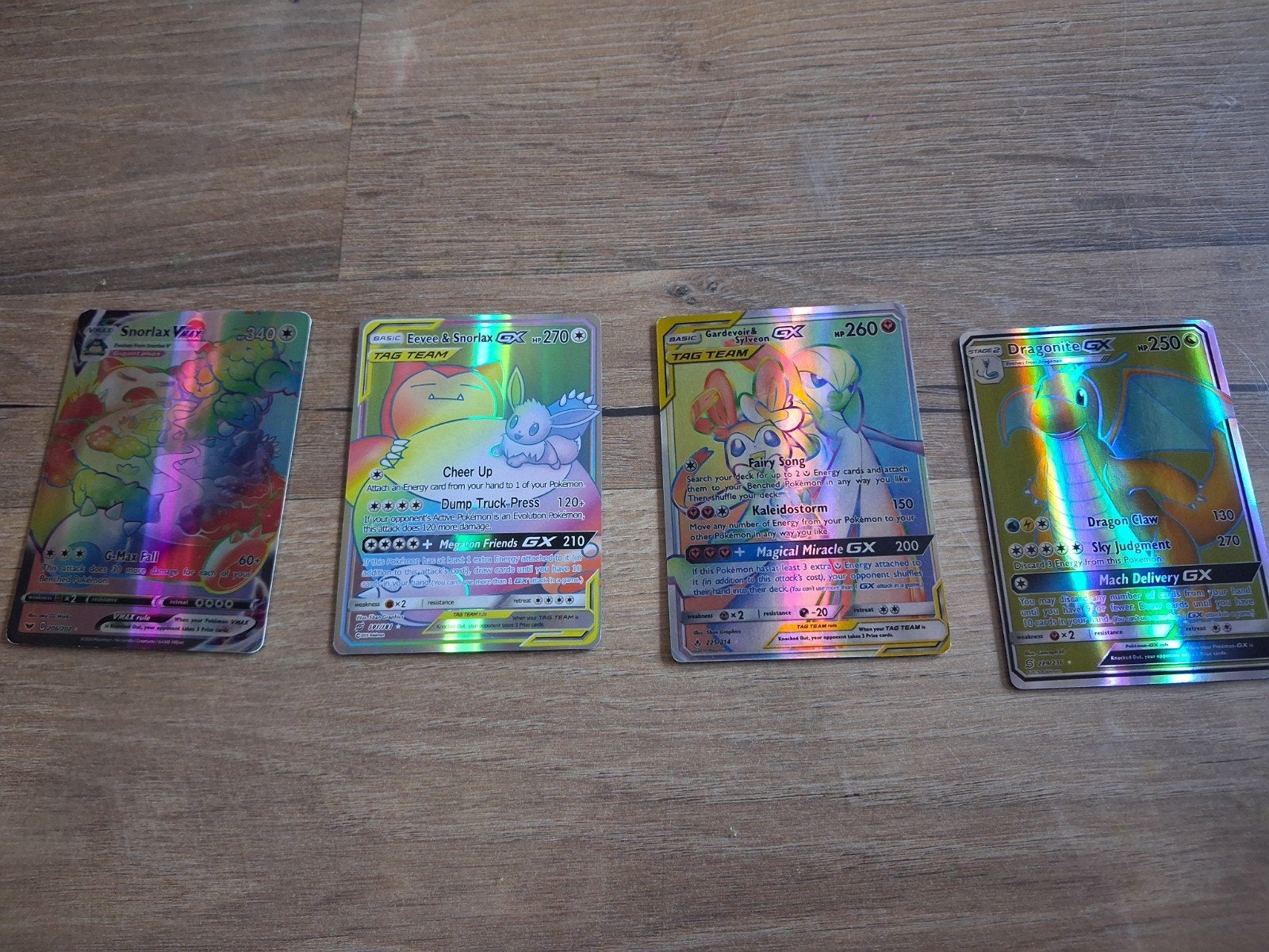 Pokémon GX Kaarten, Ophalen of Verzenden, Gebruikt, Meerdere kaarten, Foil