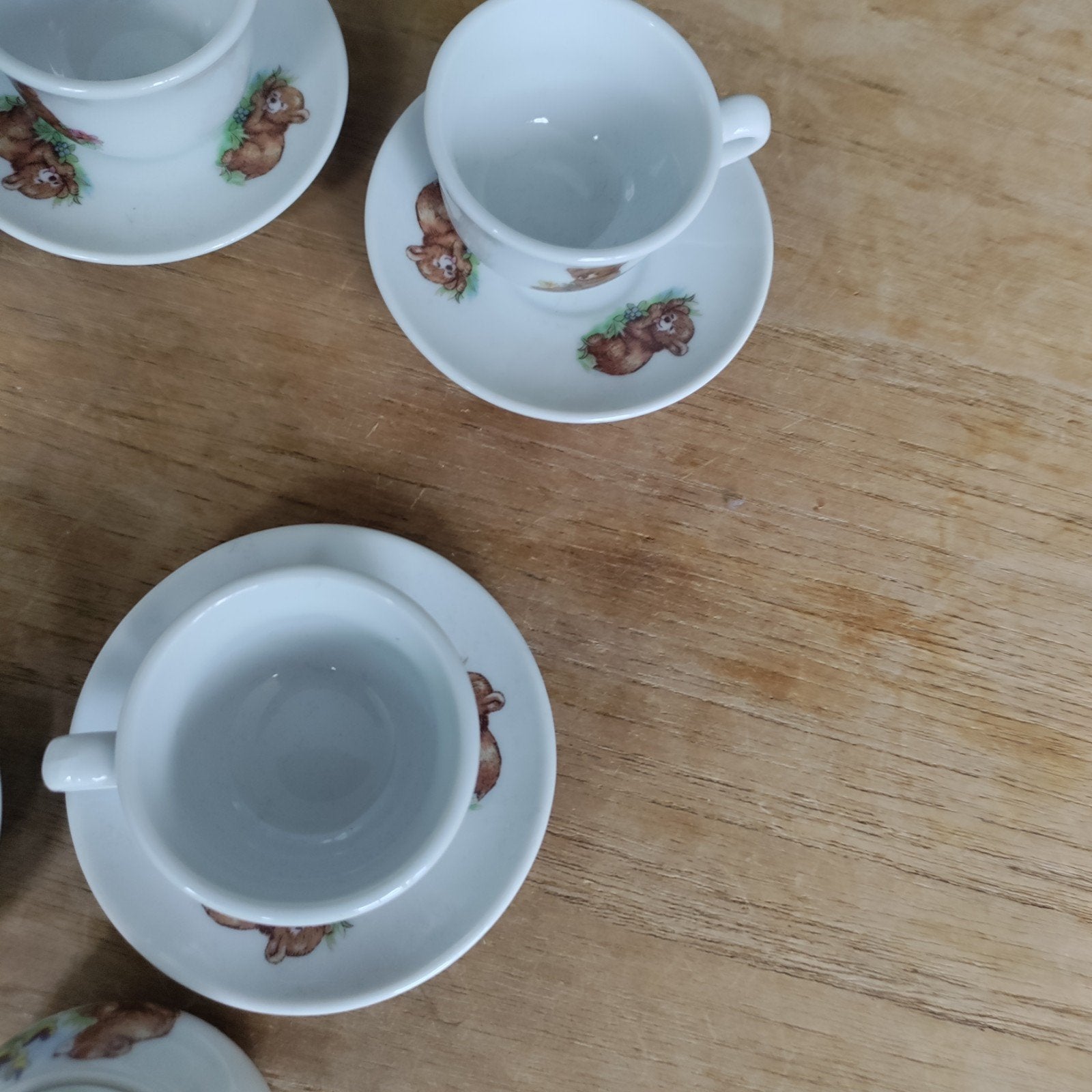 Douwe Egberts kinder theeservies met beertjes, Gebruikt, Overige merken, Keramiek, Ophalen of Verzenden