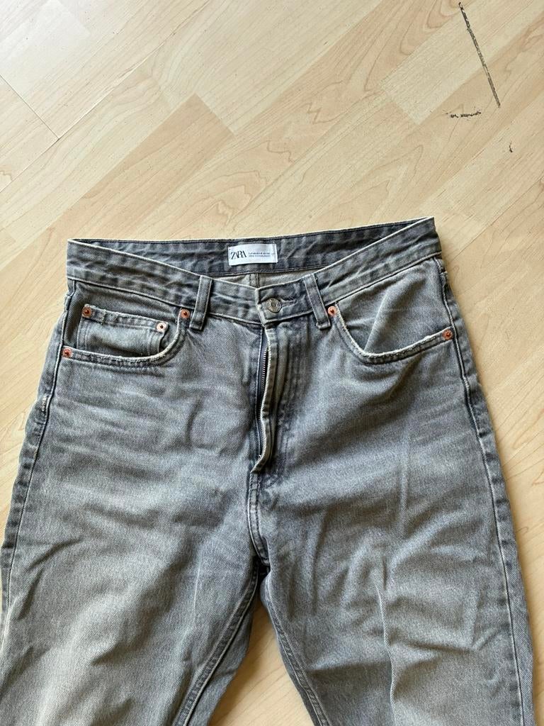 Zara mom jeans, Ophalen of Verzenden, Nieuw, Grijs, W30 - W32 (confectie 38/40)