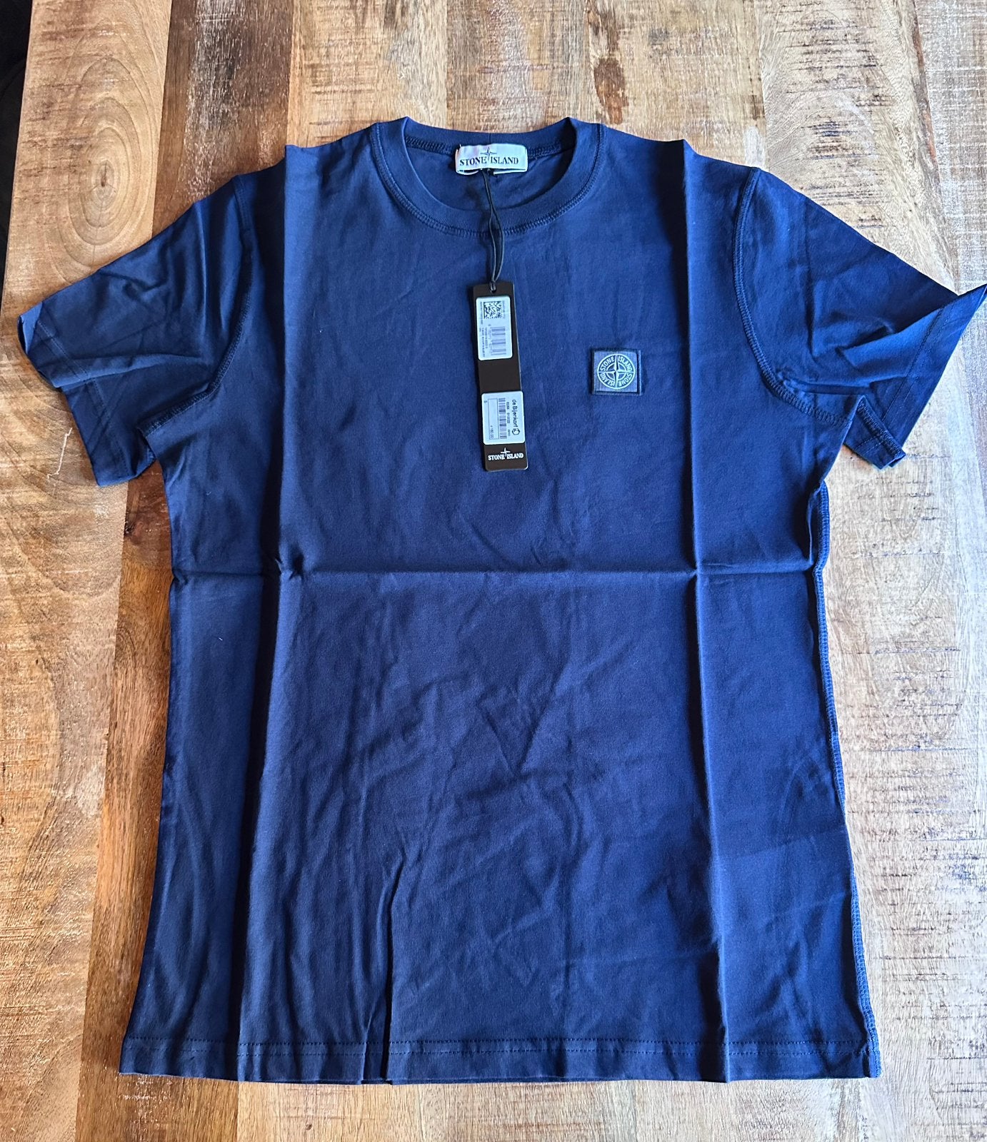 NIEUW! Stone island t-shirt donkerblauw - Maat S, M, L & 3XL, Ophalen of Verzenden, Nieuw, Overige maten, Blauw