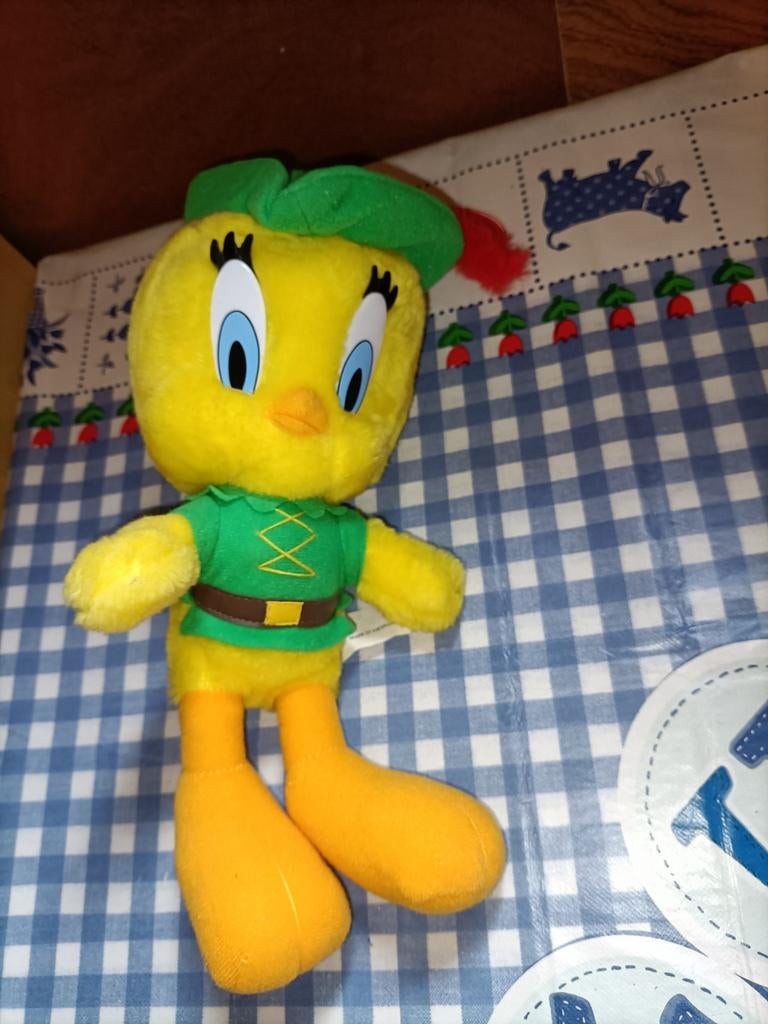 Tweety knuffel Robin Hood 31 cm groot.., Ophalen of Verzenden, Zo goed als nieuw, Overige typen