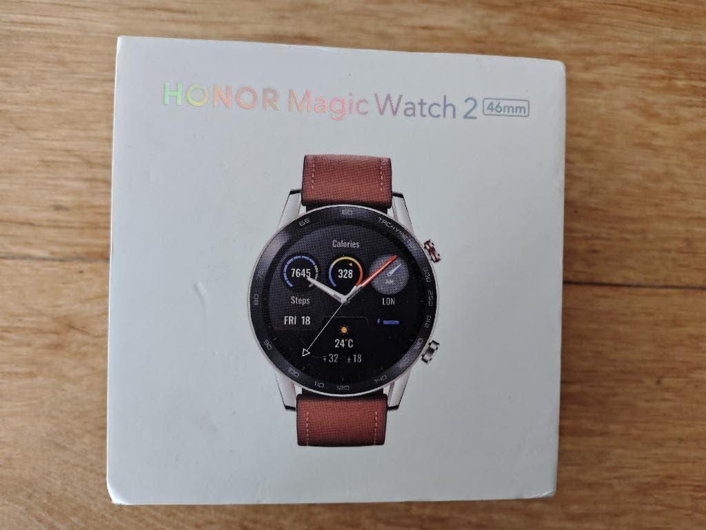 Honor MagicWatch2 46mm Smartwatch Bluetooth Magic Watch 2, Honor, Zwart, Nieuw, Ophalen of Verzenden
