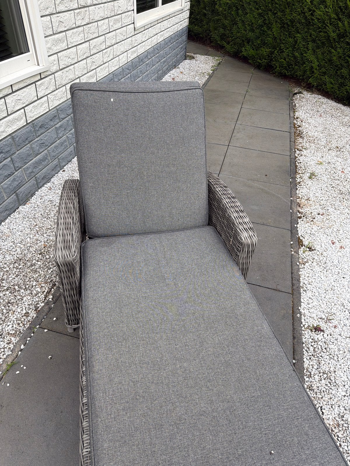 Loungebed - Zo goed als nieuw, Ophalen, Zo goed als nieuw, Wicker