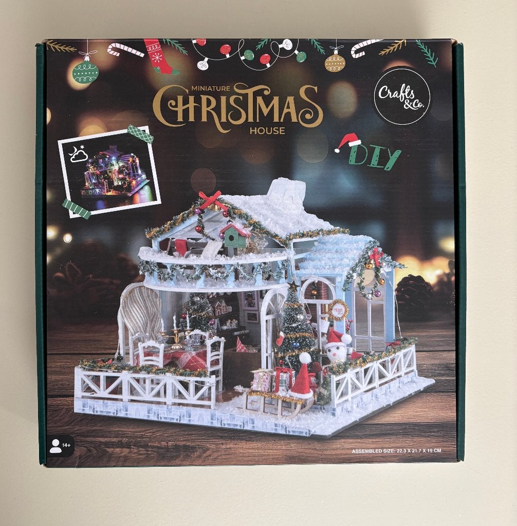 Crafts & Co. DIY Miniature Christmas Book Nook, Educatief, Meerkleurig, Ophalen of Verzenden, Zo goed als nieuw