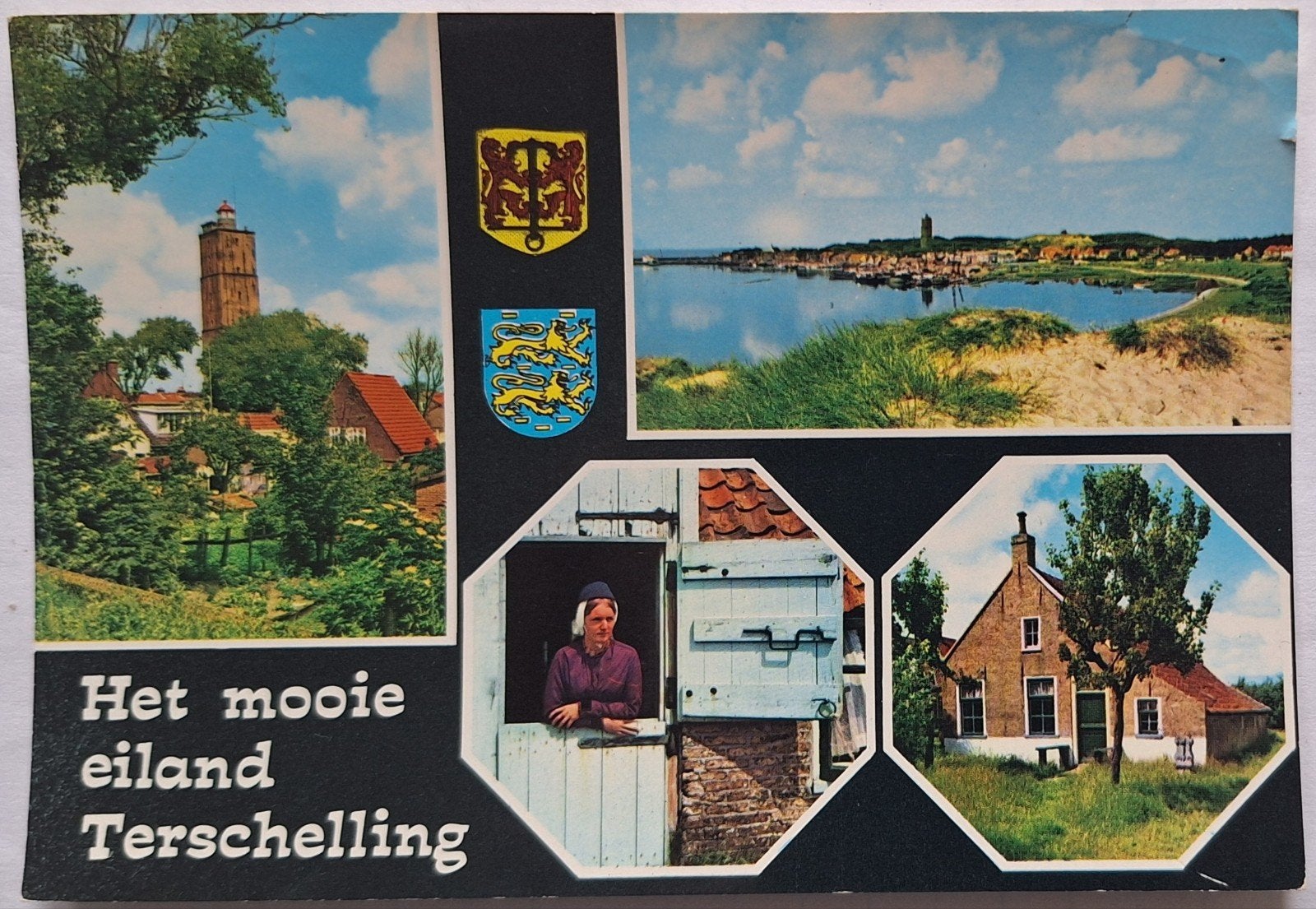 Ansichtkaart Terschelling - Het mooie eiland, Verzamelen, Ophalen of Verzenden, Gelopen, Waddeneilanden