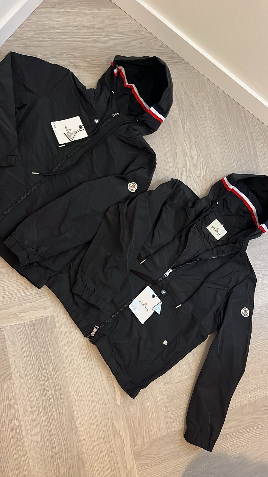 Moncler jas windbreaker maat m xl, Ophalen of Verzenden, Nieuw, Maat 48/50 (M), Zwart