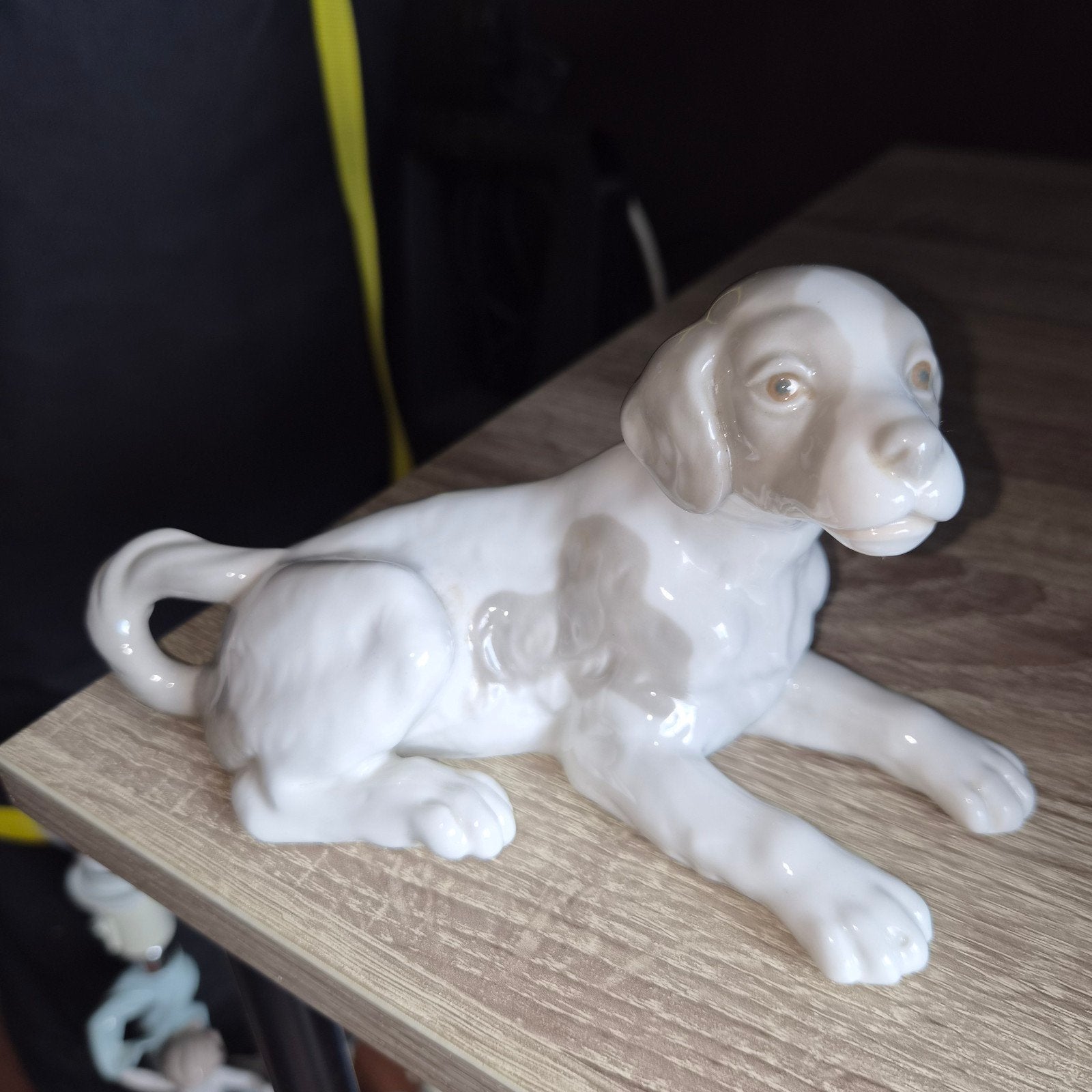 Lladró Neo Hond - Porseleinen Beeldje met Klein Vlekje, Ophalen of Verzenden