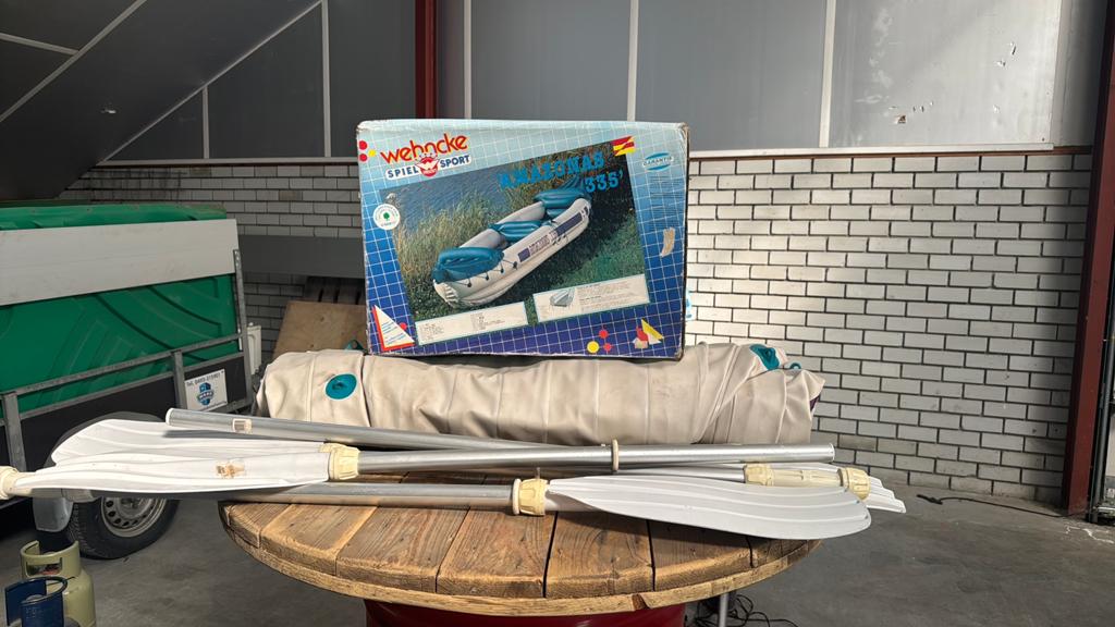 Opblaaskano, met peddels, Ophalen, Met peddels, Overige typen, Twee personen