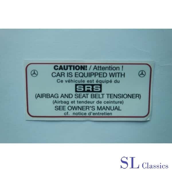 Stikker SRS airbag Mercedes-Benz SL - SLC R107 - W107 - C107, Auto-onderdelen, Overige Auto-onderdelen, -, Nieuw, Ophalen of Verzenden