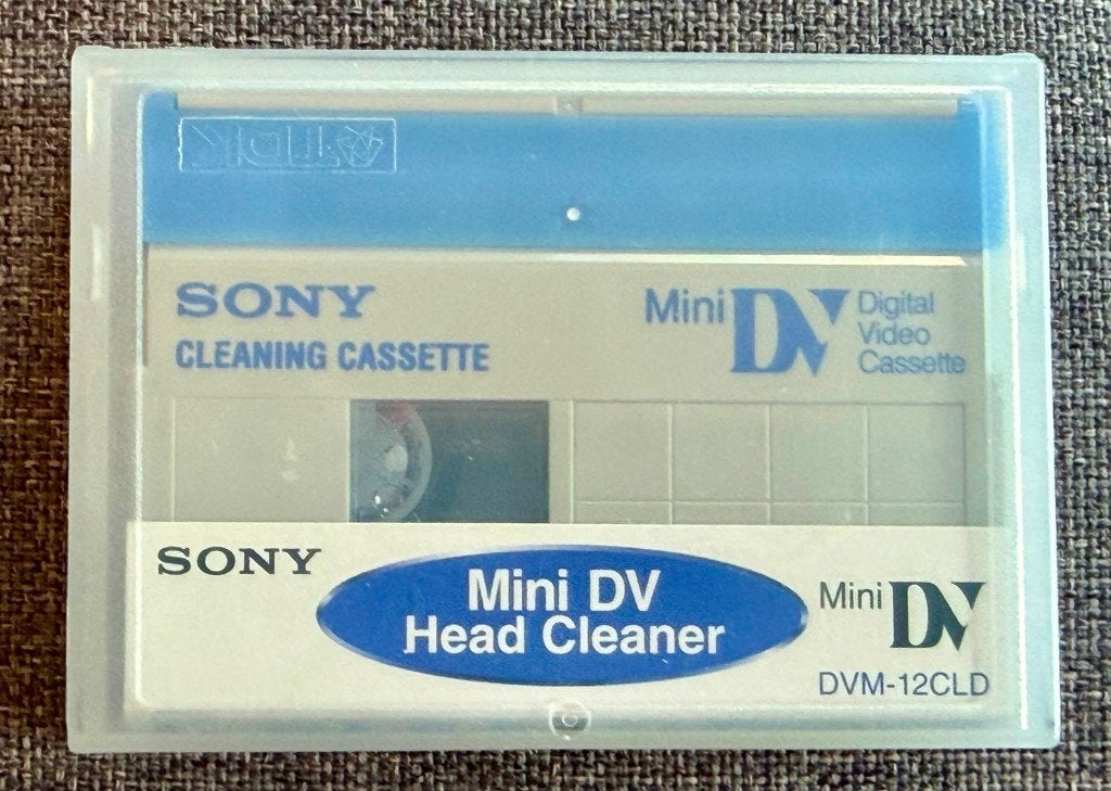 Sony Mini DV Head Cleaner, DVM12CLD, XL! Schoonmaakcassette, Mini dv, 20x of meer, Ophalen of Verzenden, Sony