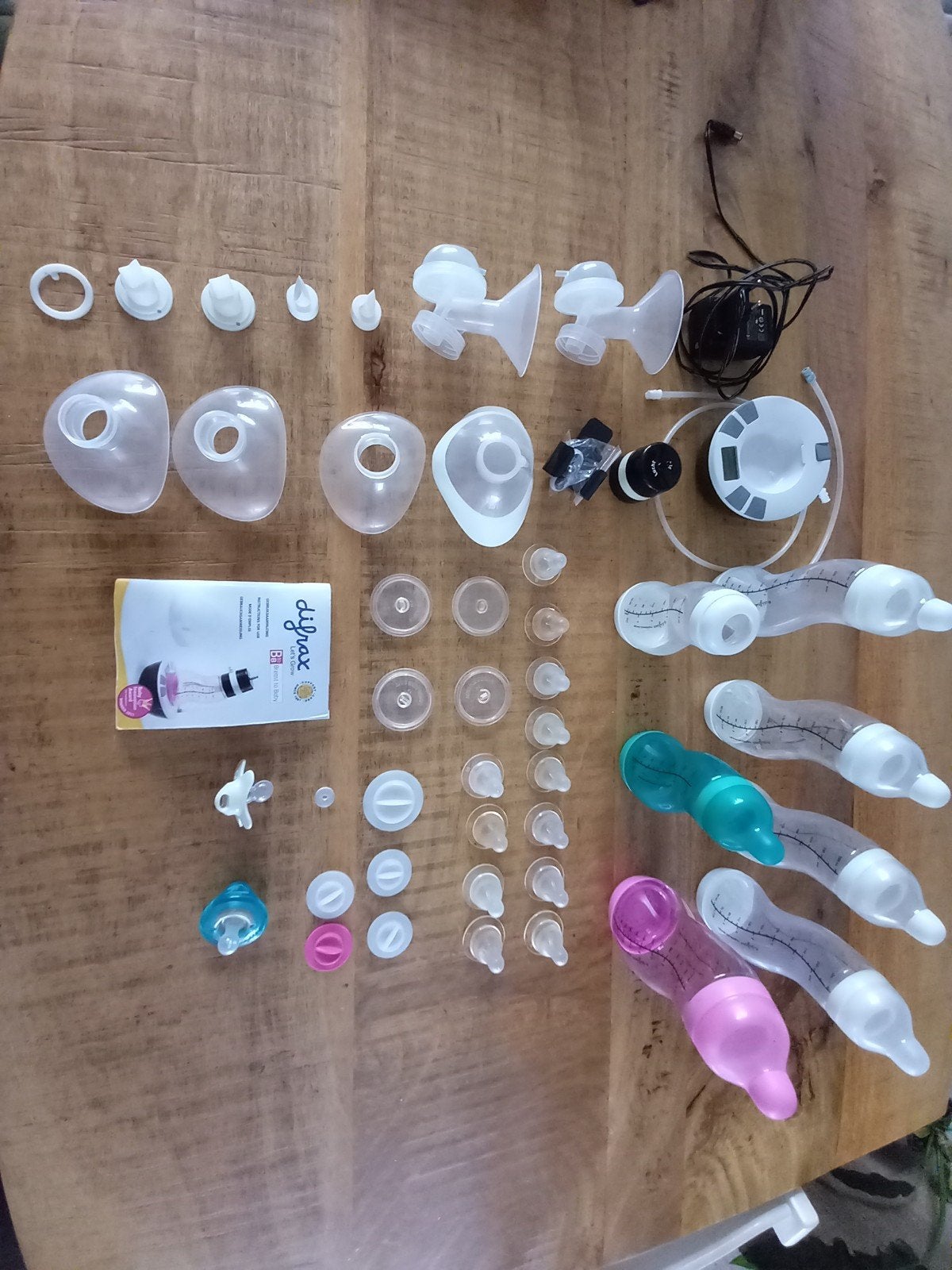 Difrax kolf voeding flessen pakket, Ophalen of Verzenden, Gebruikt, Borstkolf