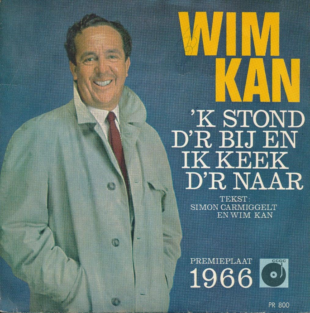 2361 Wim Kan - 'k Stond erbij en ik keek d'r naar (1966), Gebruikt, 7 inch, Single, Ophalen of Verzenden
