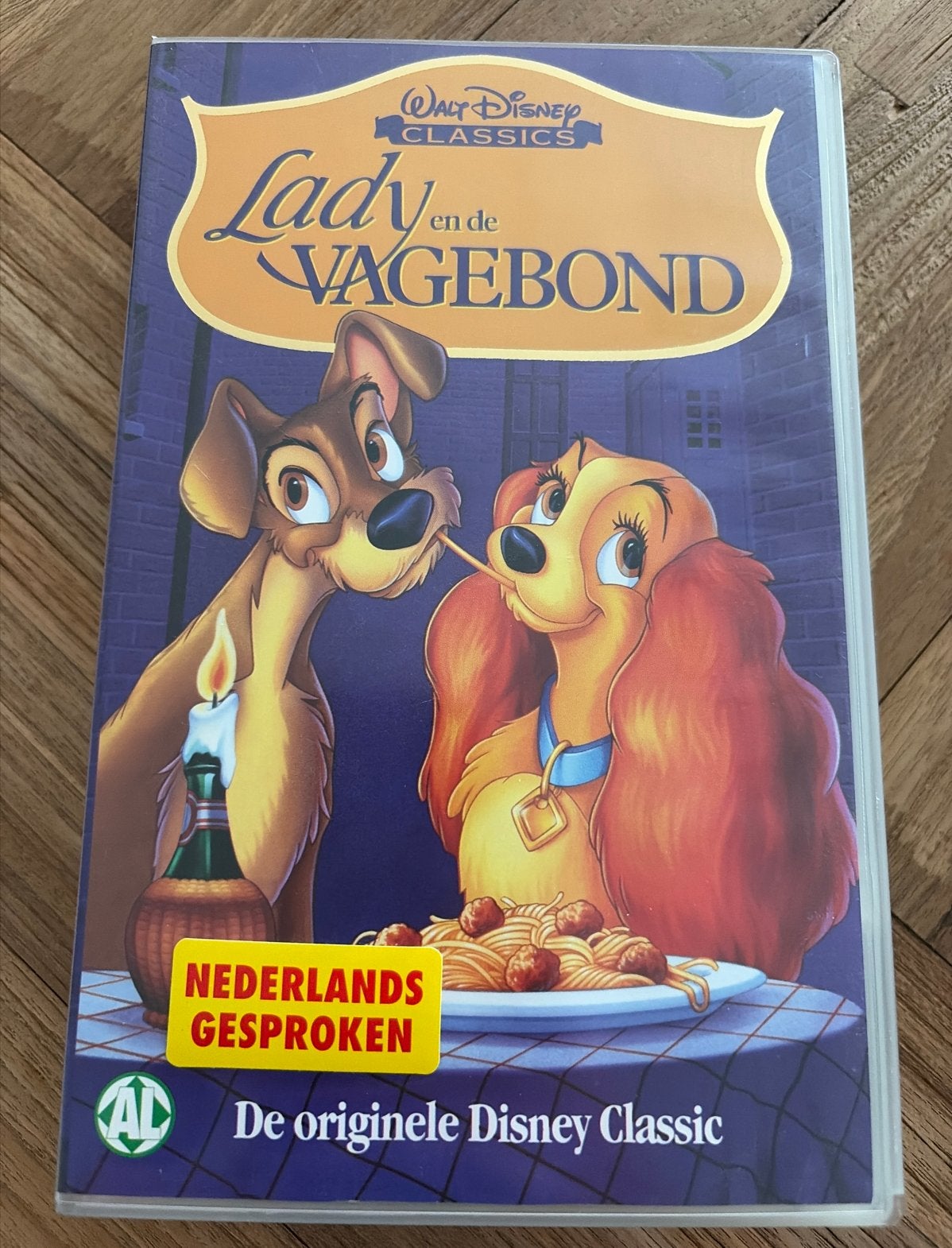 Lady en de Vagebond - Originele Disney Classic VHS, Cd's en Dvd's, Gebruikt, Alle leeftijden, Kinderfilm, VHS
