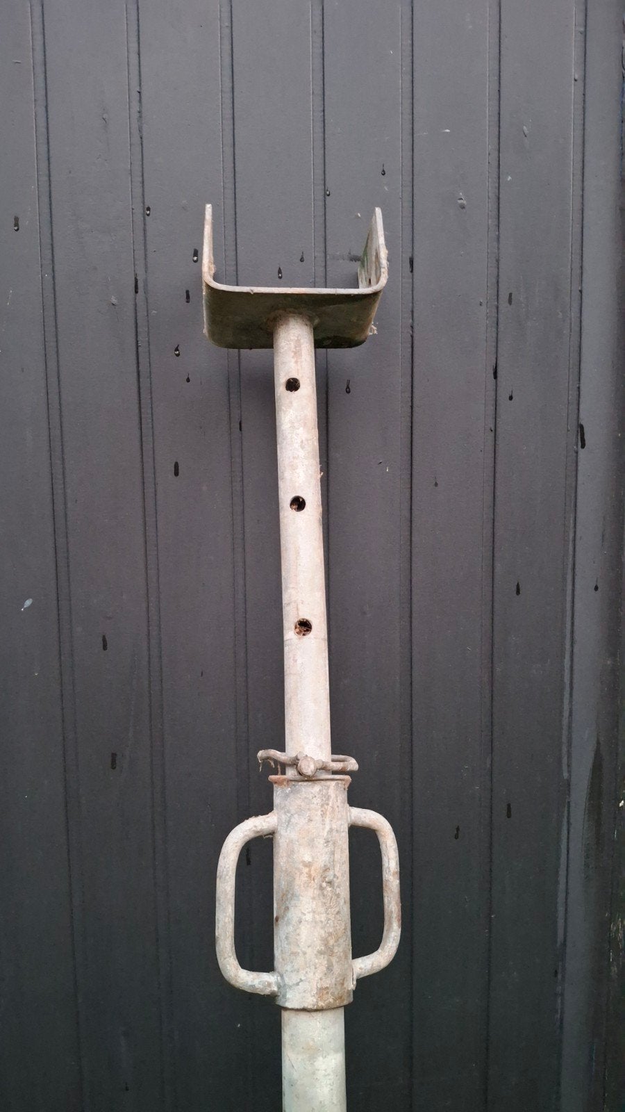 bouwstempel, schroefstempel, bouwstut 155cm, Ophalen, Gebruikt