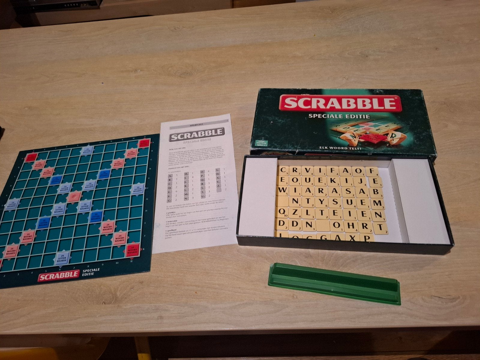 Scrabble Speciale Editie - Compleet Gezelschapsspel, Mattel, Gebruikt, Mattel Europa BV, Amstelveen, Nederland, Ophalen of Verzenden