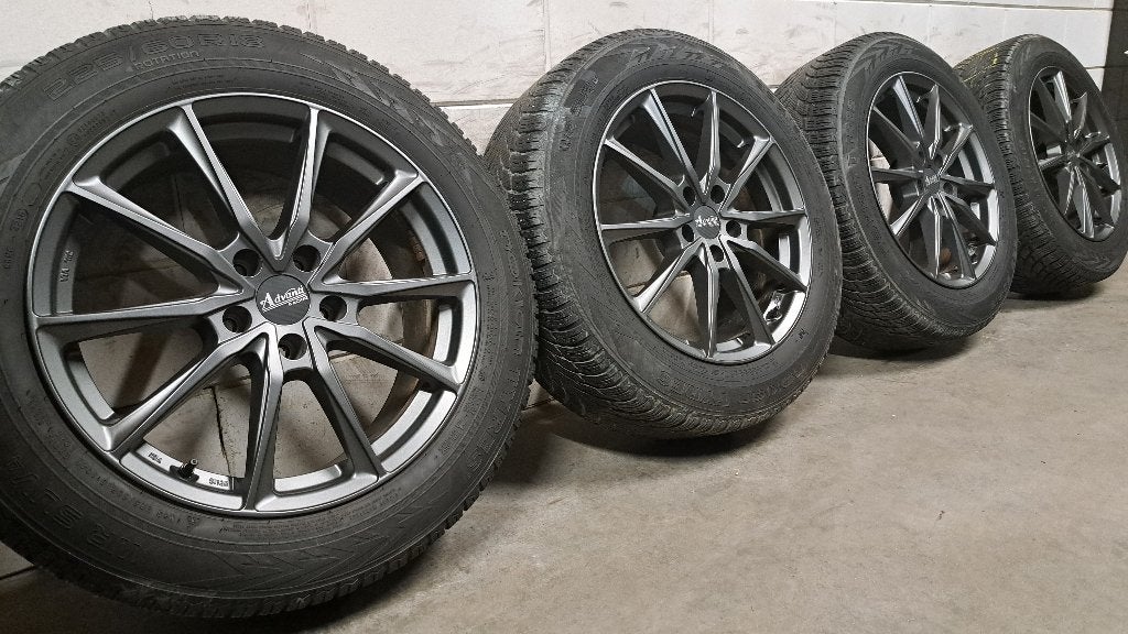 Advanti Racing velgen Toyota Rav4 225/60/18, 18 inch, Gebruikt, Banden en Velgen, Personenwagen