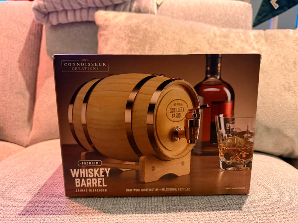 Whiskey Barrel Drank Dispenser - Zo goed als nieuw, Ophalen, Zo goed als nieuw, Bruin, Vintage