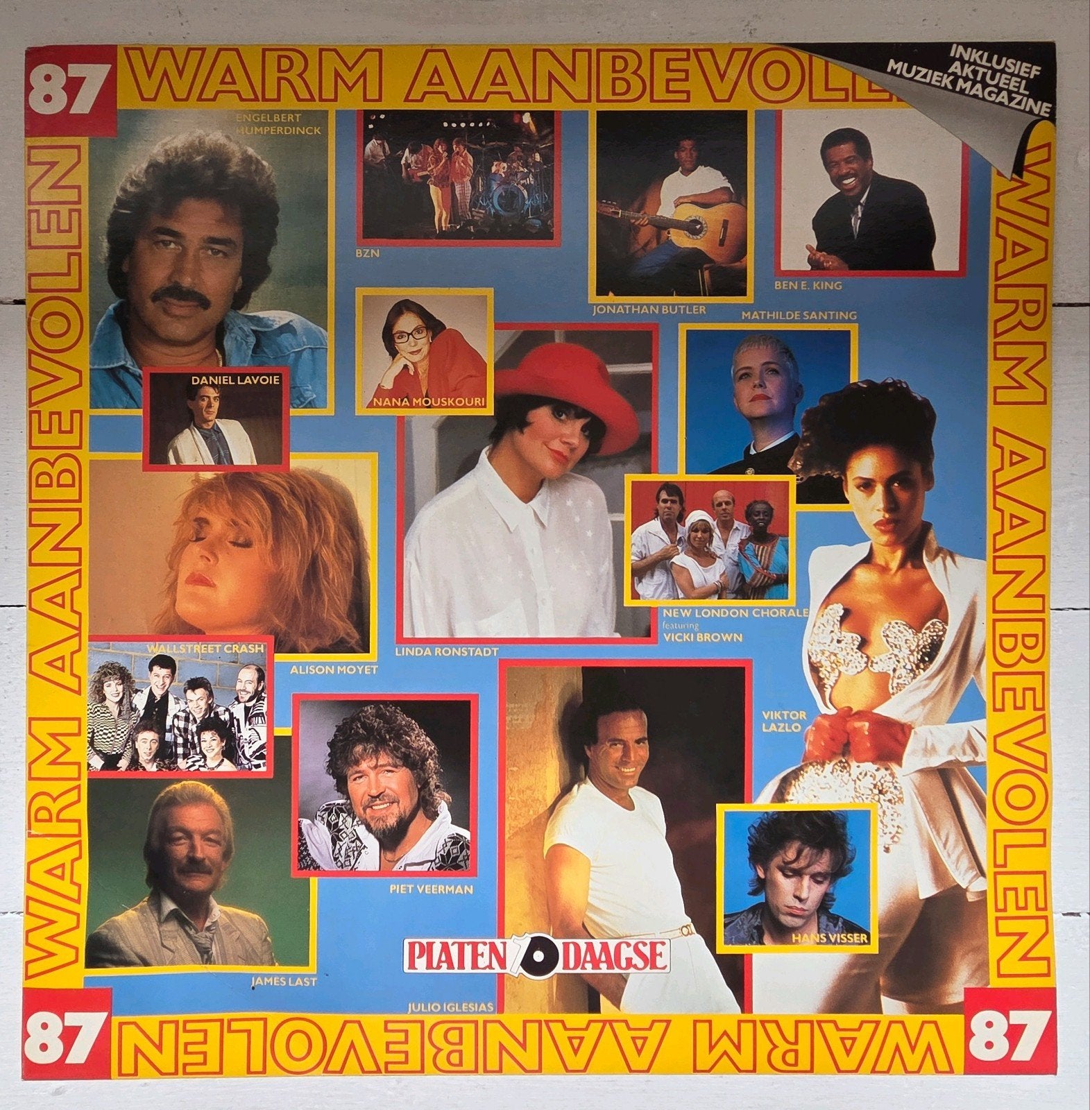 Warm Aanbevolen '87 - Diverse Artiesten Pop LP, Cd's en Dvd's, Ophalen of Verzenden, Gebruikt, Pop, LP