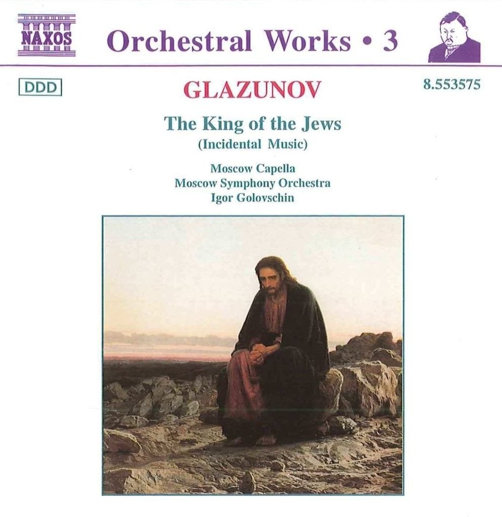 CD Glazunov : Th King of the Jews, Modernisme tot heden, Ophalen of Verzenden, Zo goed als nieuw, Orkest of Ballet