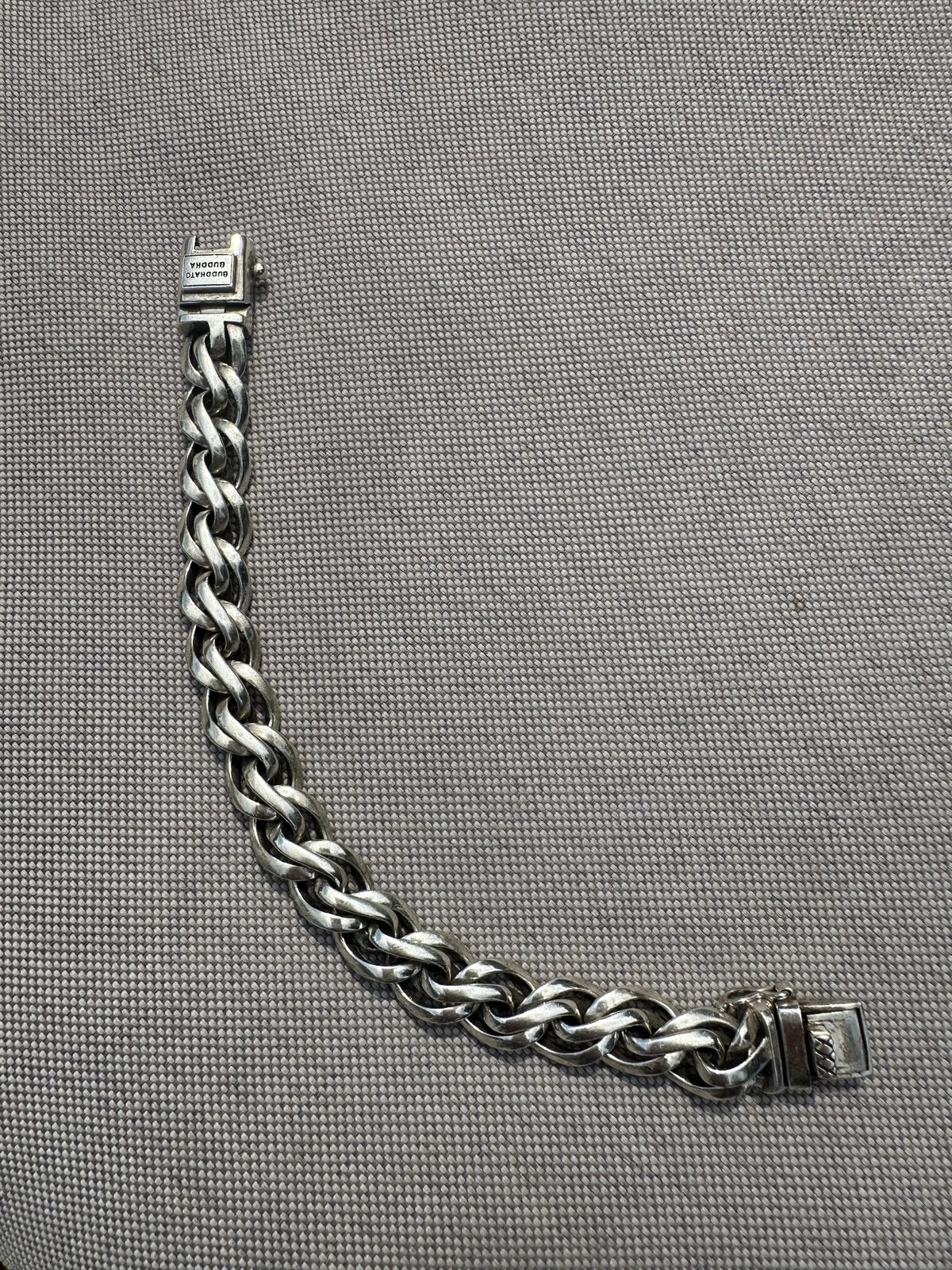 Buddha to Buddha zilveren armband, Ophalen of Verzenden, Zo goed als nieuw, Zilver