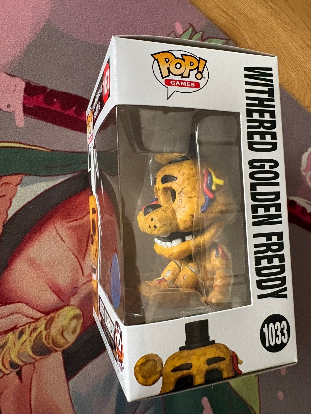 Funko Pop! Withered Golden Freddy #1033 – FNAF 10 Years, Funko Europe, Nieuw, Ophalen of Verzenden, 4th floor, 1 Queen Caroline St, London W6 9YN, Verenigd Koninkrijk