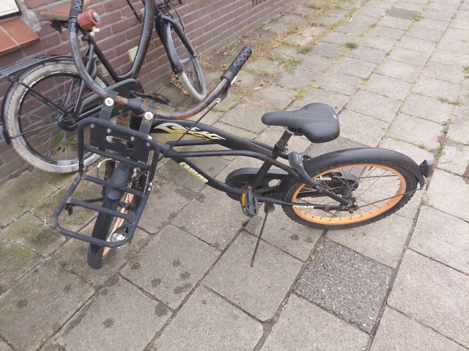 Cruiser Jongensfiets 20 inch - Stoer en Gebruikt, Fietsen en Brommers, Ophalen, Terugtraprem, Gebruikt, Staal