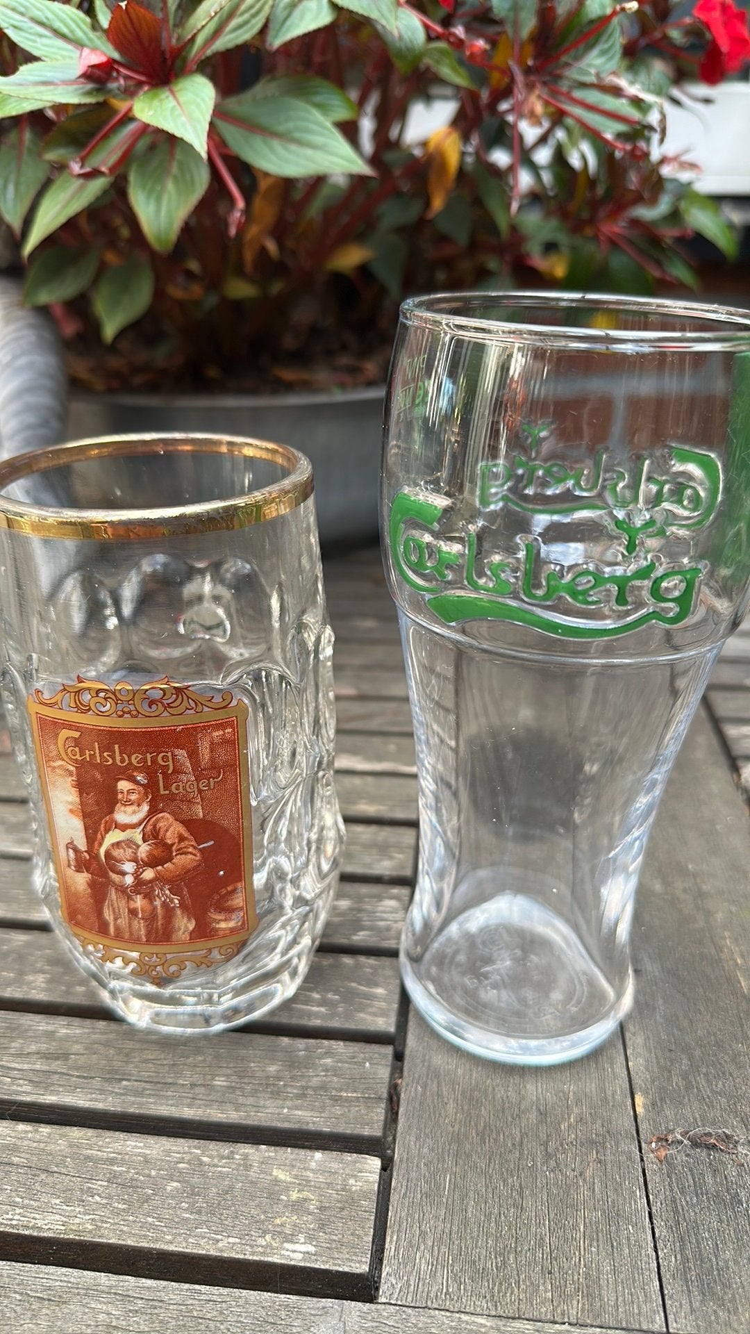 Oude Carlsberg glazen, Ophalen, Zo goed als nieuw