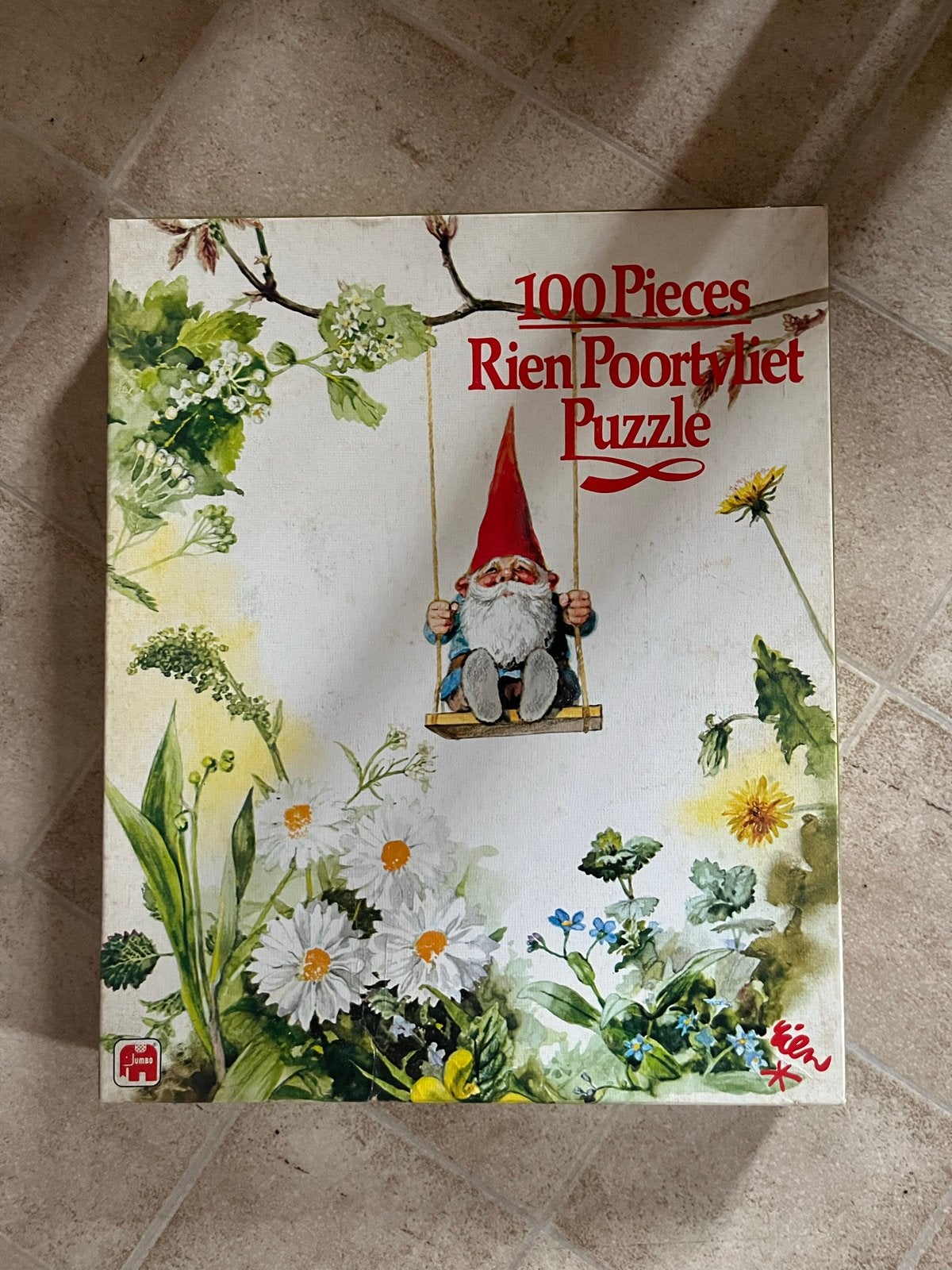 Rien Poortvliet Puzzel - David de Kabouter (100 stukjes), Ophalen of Verzenden, Minder dan 500 stukjes, Gebruikt, Legpuzzel