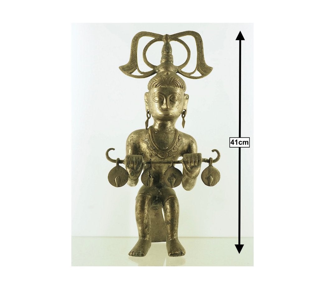41cm groot voorouderbeeld Indonesie Tana Toraja (260915-01), Antiek en Kunst, Handgemaakt, Ophalen of Verzenden, 41 cm, Indonesië