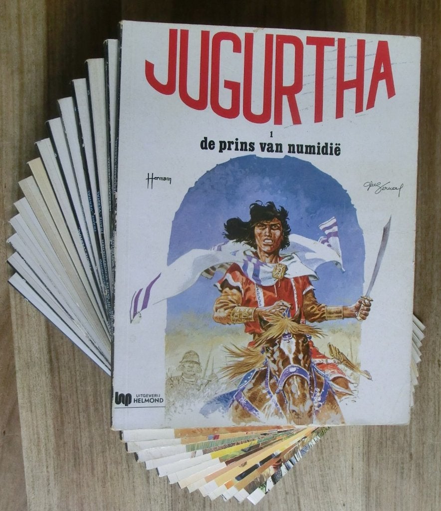 Nog 11 stripboeken uit de reeks van Jugurtha, Meerdere stripboeken, Ophalen of Verzenden, Gelezen