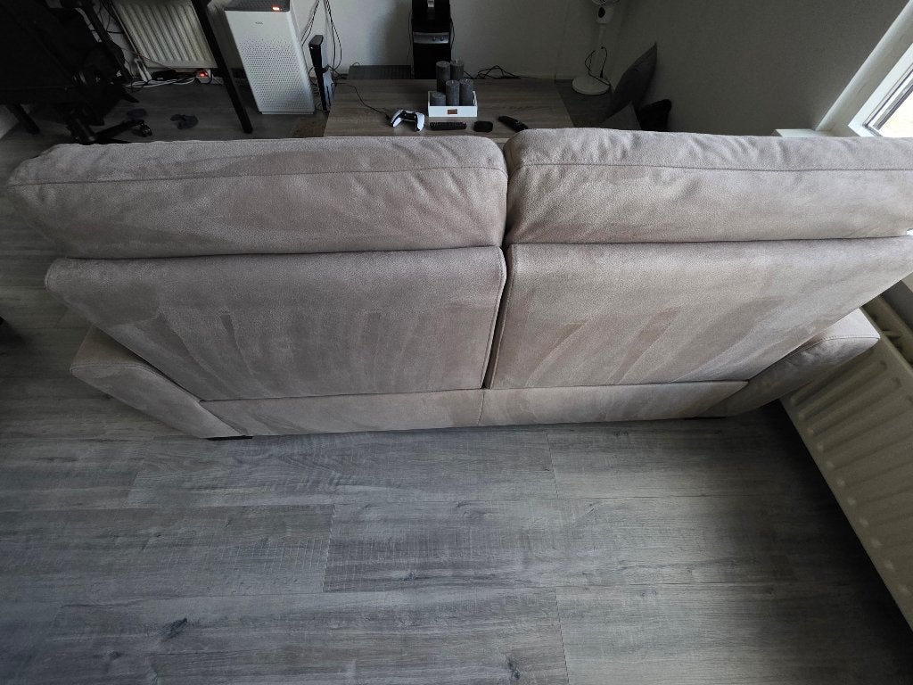 Elektrisch verstelbaar Bank James 3 zits Zo goed als nieuw, Ophalen, 150 tot 200 cm, Driepersoons, Zo goed als nieuw