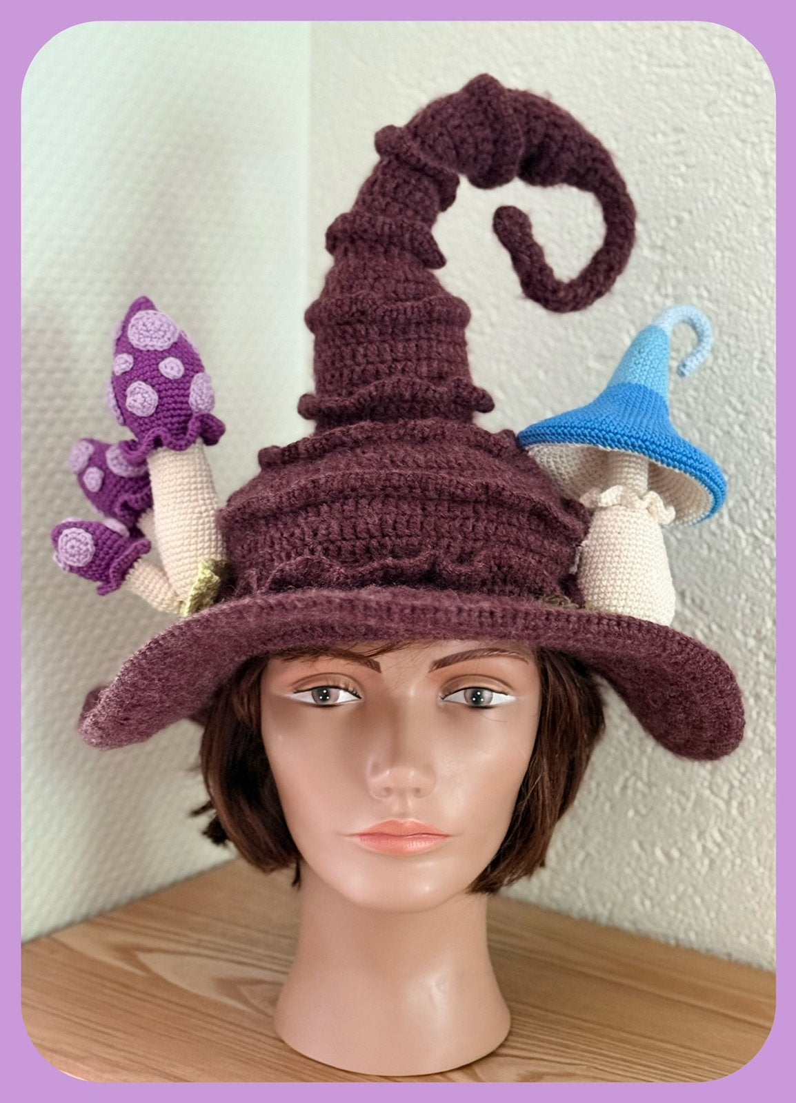 Heksenhoed met paddenstoelen, Kleding | Dames, Verzenden, Nieuw, 55 cm (S, 6⅞ inch) of minder, Hoed