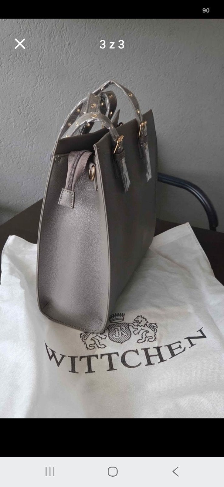 Wittchen handtas - Nieuw met label, Ophalen of Verzenden, Nieuw, Grijs, Handtas