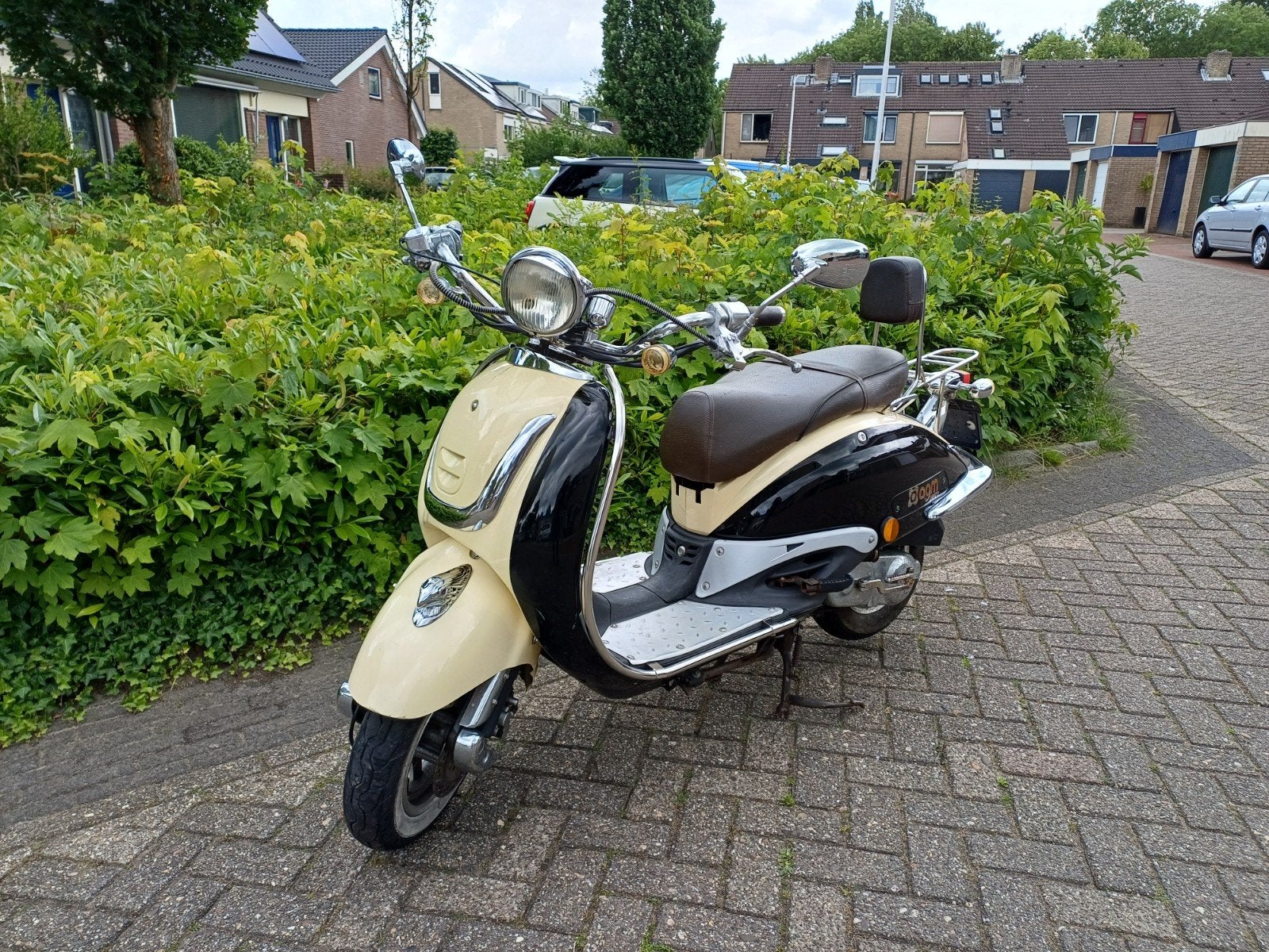 AGM Retro Scooter 45 km/u - Gebruikt met 1743 km, Fietsen en Brommers, Scooters | Overige merken, Ophalen, Gebruikt, Maximaal 45 km/u
